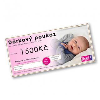 Dárkový šek 1 500,- Kč