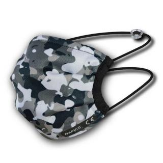 N-Mask - dětská gumičky za hlavu s brzdičkou - maskáčová Velikost: uni
