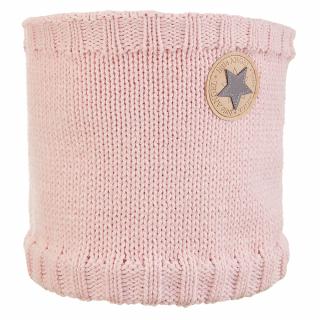 Nákrčník pletený hladký LA dětský Outlast ® - sv.růžová-logo Velikost: 3 | 42-44 cm