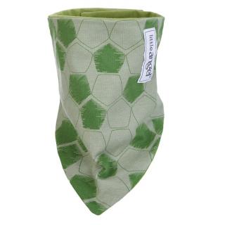 Šátek na krk podšitý Outlast® - zelená fotbal/zelená matcha Velikost: uni