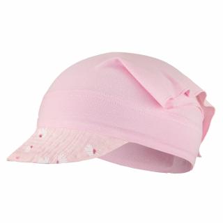 Šátek tenký kšilt Outlast® - růžová baby/sv.růžová kopretiny Velikost: 3 | 42-44 cm