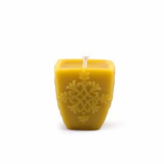 Svíčka z včelího vosku - Vločka