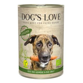 Dog's Love konzerva Barf Bio Vegan Greens;  400 g