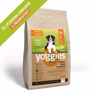 Yoggies granule pro štěňata MINI active kachna zvěřina; 5 kg