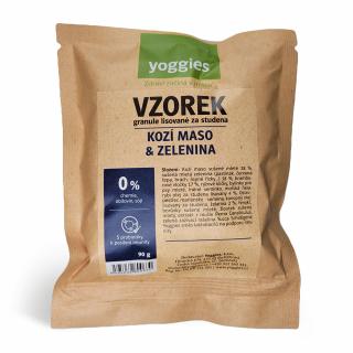 Yoggies Hypoalergenní kozí maso a zelenina; 90 g