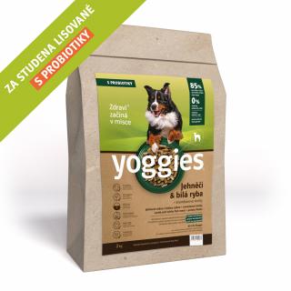 Yoggies jehněčí a bílá ryba; 2 kg