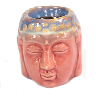Ancient Wisdom - Aroma lampa - Buddha - Růžová & Modrozelená, 9 x 7 x 7 cm