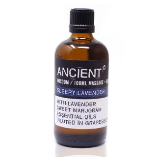 Ancient Wisdom Aroma olej pro masáže a do koupele Levandule směs, 100 ml