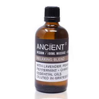 Ancient Wisdom Aroma olej pro masáže a do koupele Relaxační Směs, 100 ml