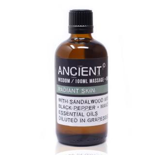 Ancient Wisdom Aroma olej pro masáže a do koupele Santalové dřevo směs, 100 ml