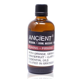 Ancient Wisdom Aroma olej pro masáže a do koupele - Tónovací a zpevňující - směs, 100 ml