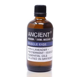 Ancient Wisdom Aroma olej pro masáže a do koupele Uvolnění svalů směs, 100 ml