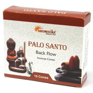 Aromatika Vonné kužely Tekoucí dým Palo Santo, 10 ks