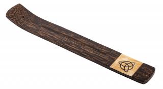 Berk Stojánek na vonné tyčinky Triquetra Palmové dřevo, 26 cm