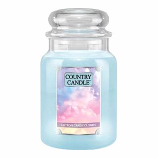 Country Candle Vonná svíčka Cotton Candy Clouds, 680 g.
