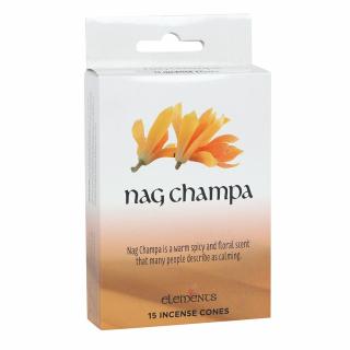 Elements Vonné kužely Nag Champa, 15 ks