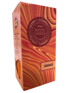Goloka Mystic Candles Orange Magické svíčky (oranžová), 20 ks
