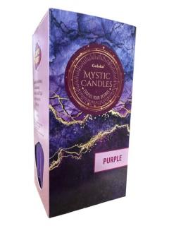Goloka Mystic Candles Purple Magické svíčky (fialová), 20 ks