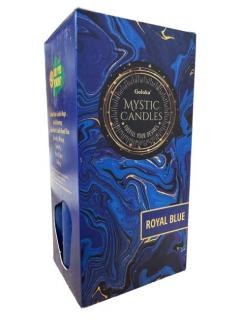 Goloka Mystic Candles Royal Blue Magické svíčky (tmavě modrá), 20 ks