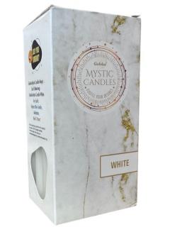 Goloka Mystic Candles White Magické svíčky (bílá), 20 ks