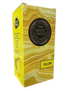Goloka Mystic Candles Yellow Magické svíčky (žlutá), 20 ks