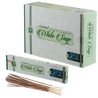 Goloka Vonné tyčinky Californian White Sage (Bílá šalvěj), 15 g
