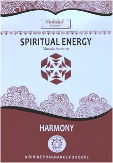 Goloka Vonné tyčinky Yoga series Spiritual energy, 15 g
