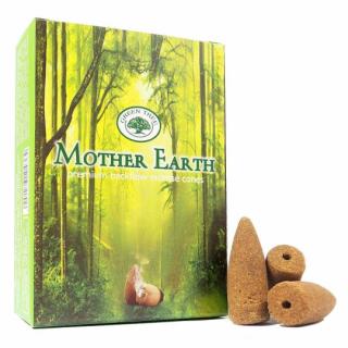Green Tree Vonné kužely Tekoucí dým Mother Earth, 12 ks