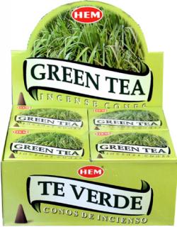 HEM Vonné kužely Green tea (zelený čaj), 10 ks