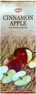 HEM Vonné tyčinky Apple Cinnamon (jablko a skořice), 20 ks