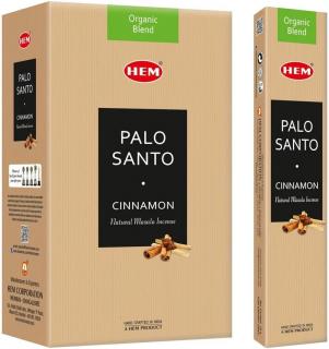 HEM Vonné tyčinky Organic Blend Premium Masala Palo Santo & Cinnamon, 15 g