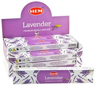 HEM Vonné tyčinky Premium masala Lavender, 15 g.