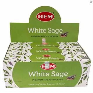 HEM Vonné tyčinky Premium Masala White Sage (Bílá šalvěj), 15 g