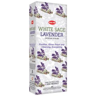 HEM Vonné tyčinky White Sage Lavender (bílá šalvěj a levandule), 20 ks