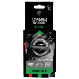 Lynx Osvěžovač vzduchu Refillable Aluminium Vent Africa, 90 g