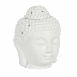Mani Bhadra Aroma lampa Hlava Buddhy bílá