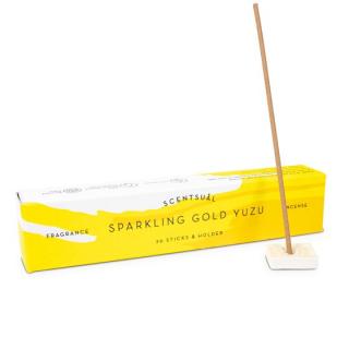 Nippon Kodo Vonné tyčinky Scentsual Sparkling Gold Yuzu, 30 ks
