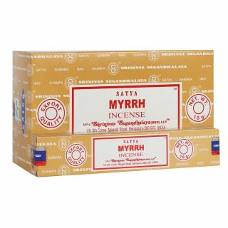 Shrinivas Satya Vonné tyčinky Myrrh (Myrha), 15 g