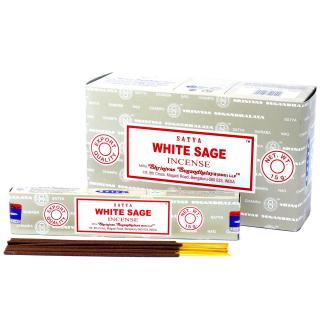 Shrinivas Satya Vonné tyčinky White Sage (Bílá šalvěj), 15 g