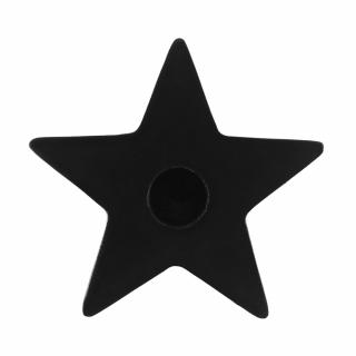 Spirit of Equinox Magic Spell Candles BLACK STAR Svícen pro magické svíčky, 6 x 1,7 cm