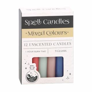 Spirit of Equinox Magic Spell Candles Magické svíčky MIX barev, 12 ks x 9 g.