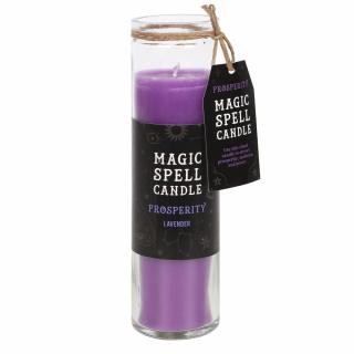 Spirit of Equinox Magická vonná svíčka Magic Spell Candle Prosperity (Fialová)