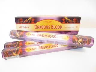 TULASI Vonné tyčinky Dragons Blood (Dračí krev), 20 ks