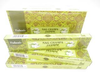 TULASI Vonné tyčinky NAG CHAMPA JASMINE Premium quality, 15 g