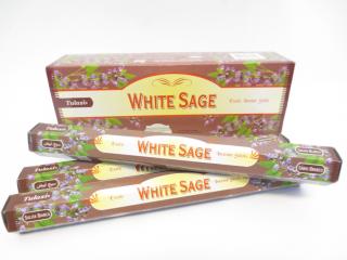 TULASI Vonné tyčinky White Sage (Bílá šalvěj), 20 ks