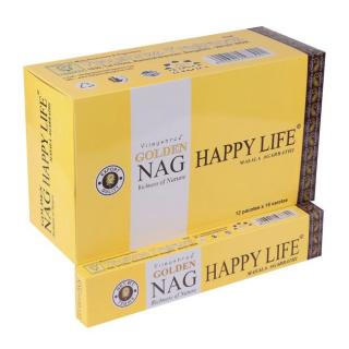 Vijayshree Vonné Tyčinky Golden Nag Happy Life, 15 g