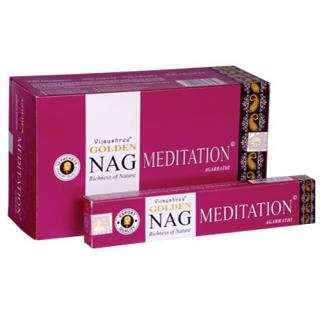 Vijayshree Vonné Tyčinky Golden Nag MEDITATION (Meditace), 15 g