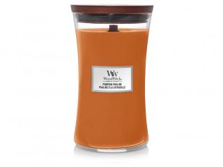WoodWick Vonná svíčka s dřevěným knotem Pumpkin Praline, 609,5 g