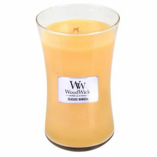 WoodWick Vonná svíčka s dřevěným knotem Seaside Mimosa, 609,5 g