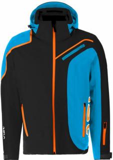 VIST ALFREDO INS.SKI JACKET BLACK-WATER-ORANGE TEXTIL: 3XL